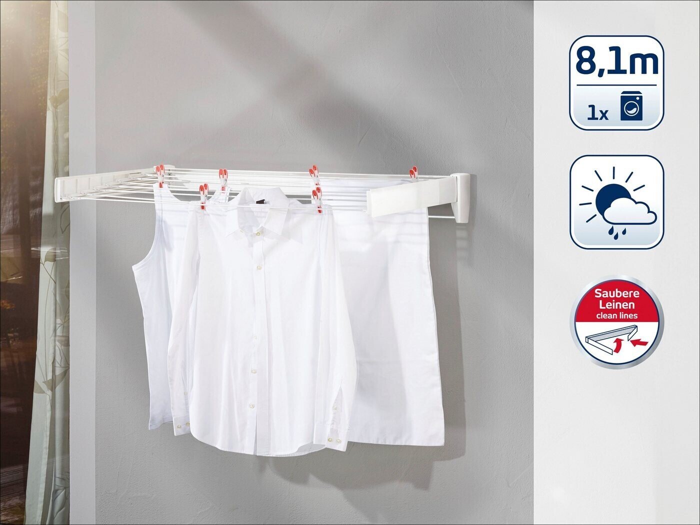 Uscător de rufe Leifheit Telegant 72 Protect ( 83305 )